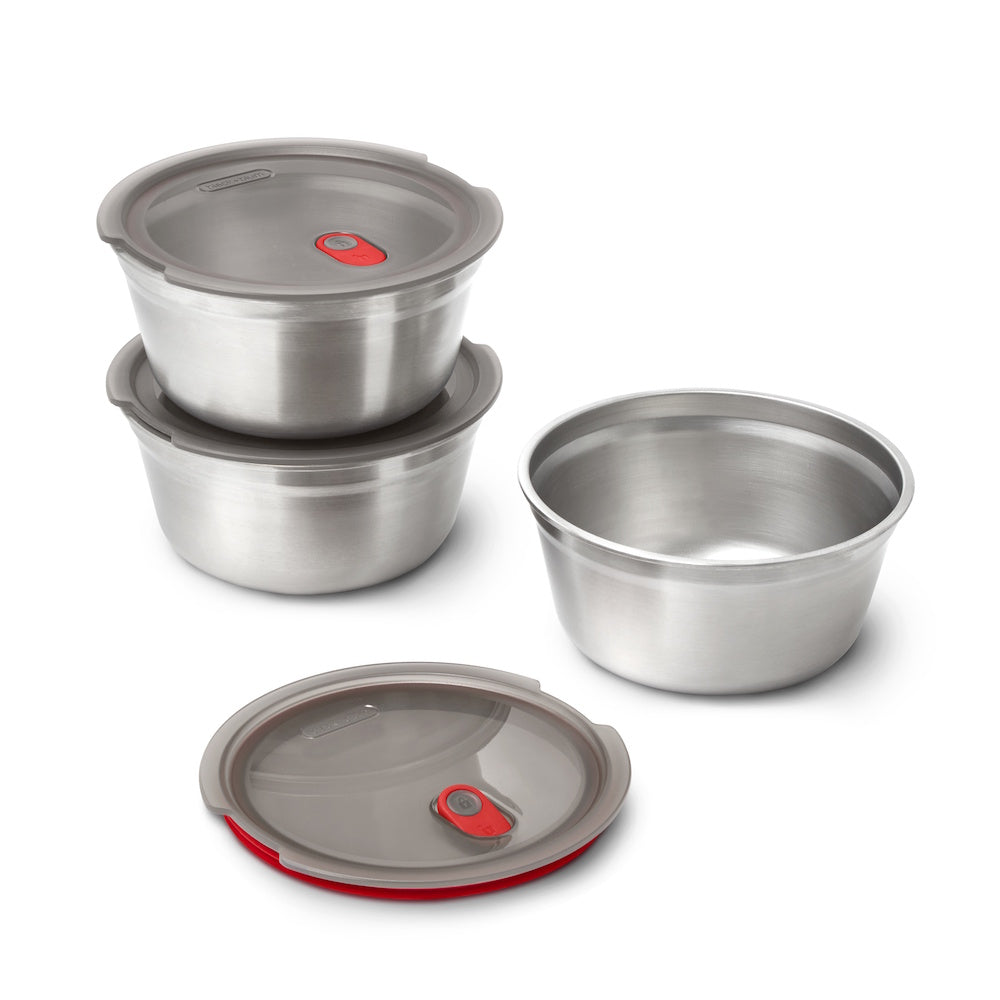 STEEL FOOD BOWL LARGE 950 ML