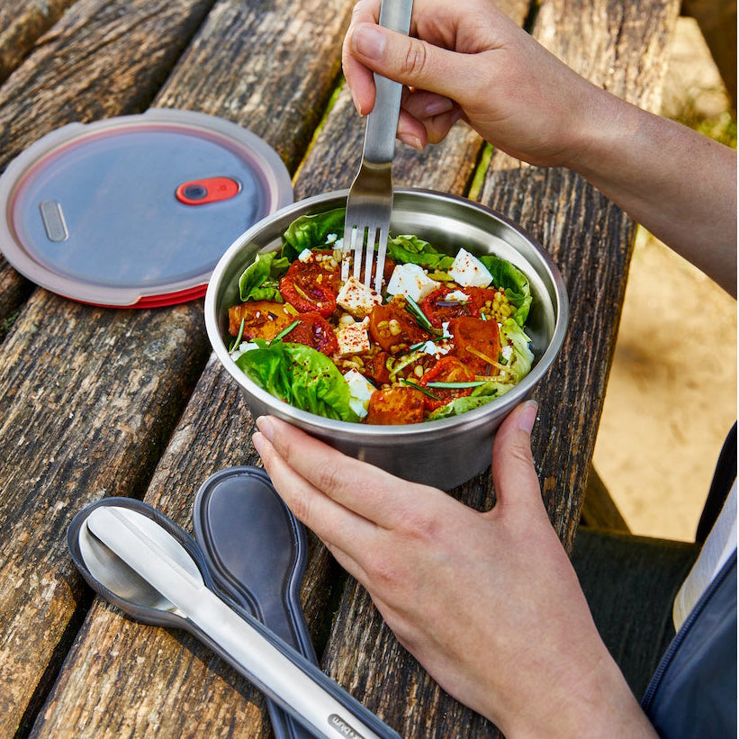 STEEL FOOD BOWL LARGE 950 ML