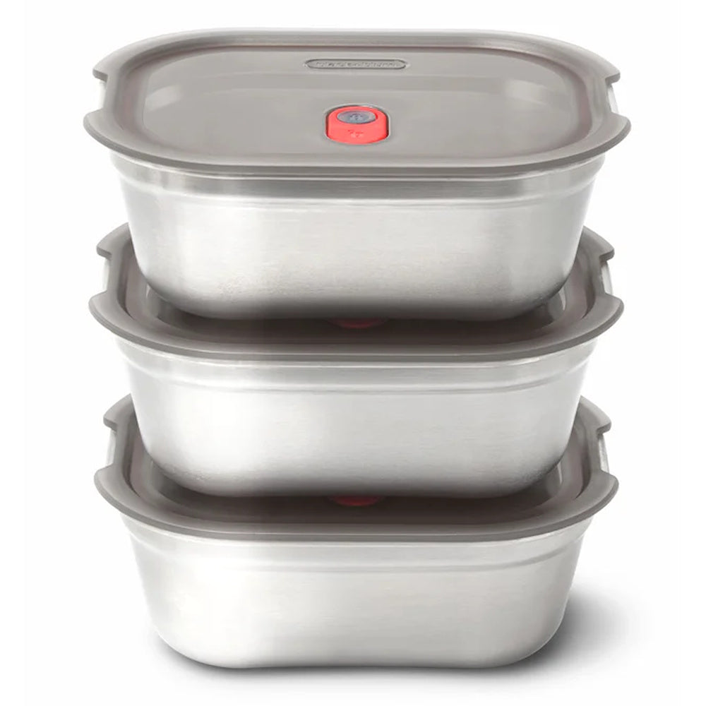 STEEL FOOD BOX SET SMALL X3
