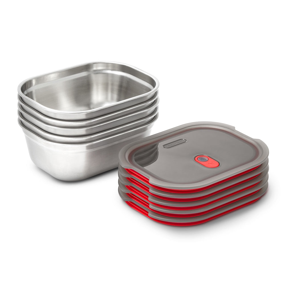 STEEL FOOD BOX SET SMALL X3