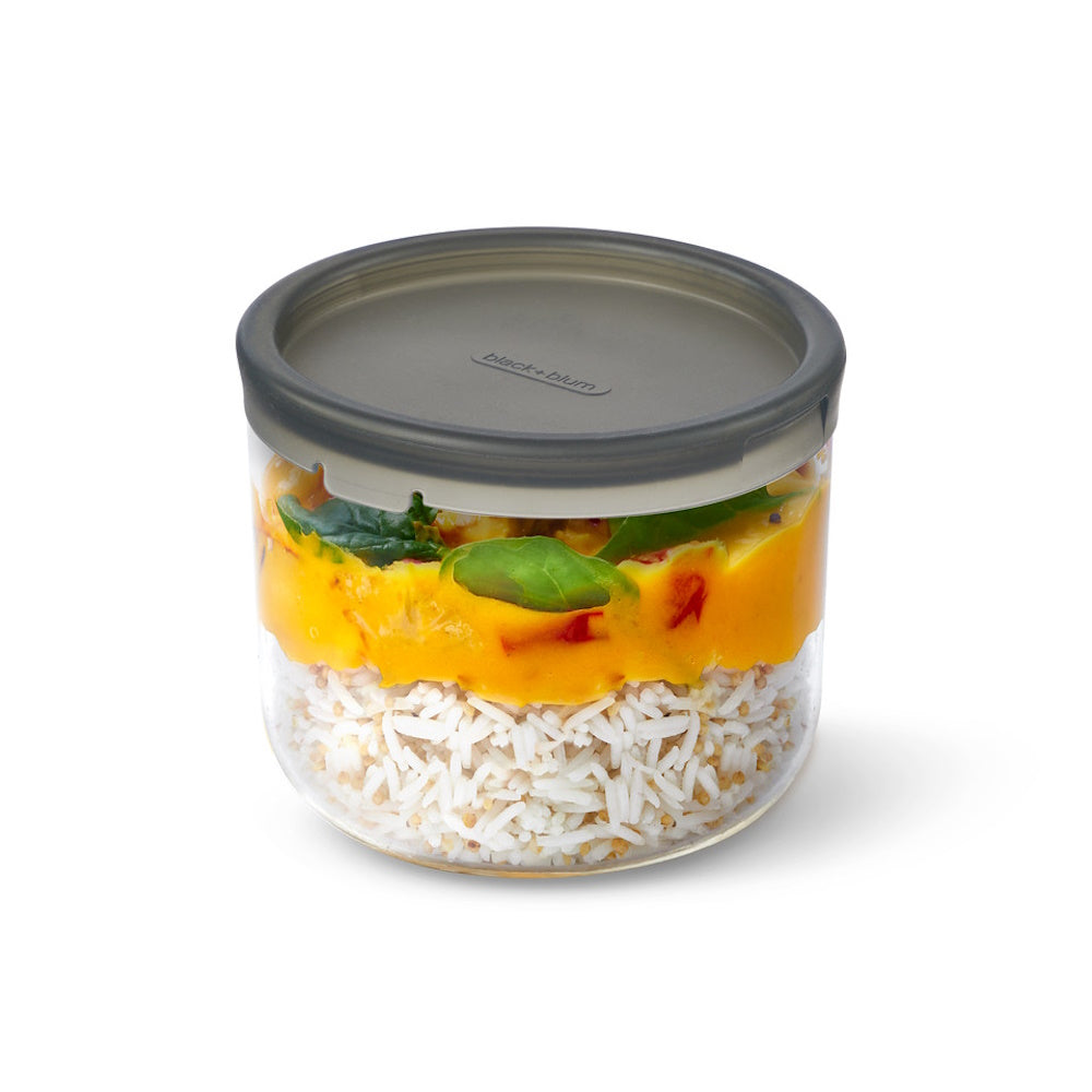 GLASS LUNCH POT 600ML