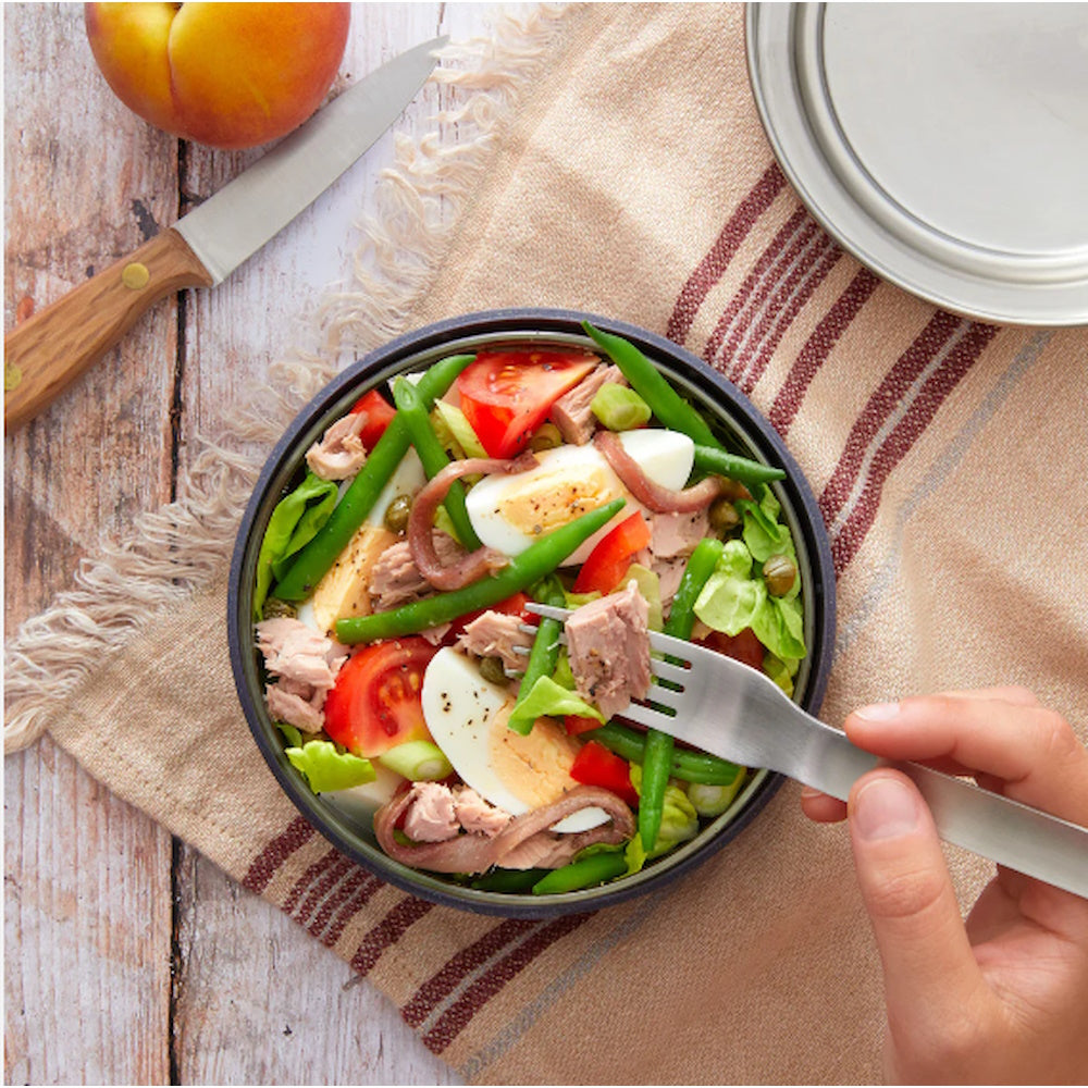 GLASS LUNCH POT 600ML