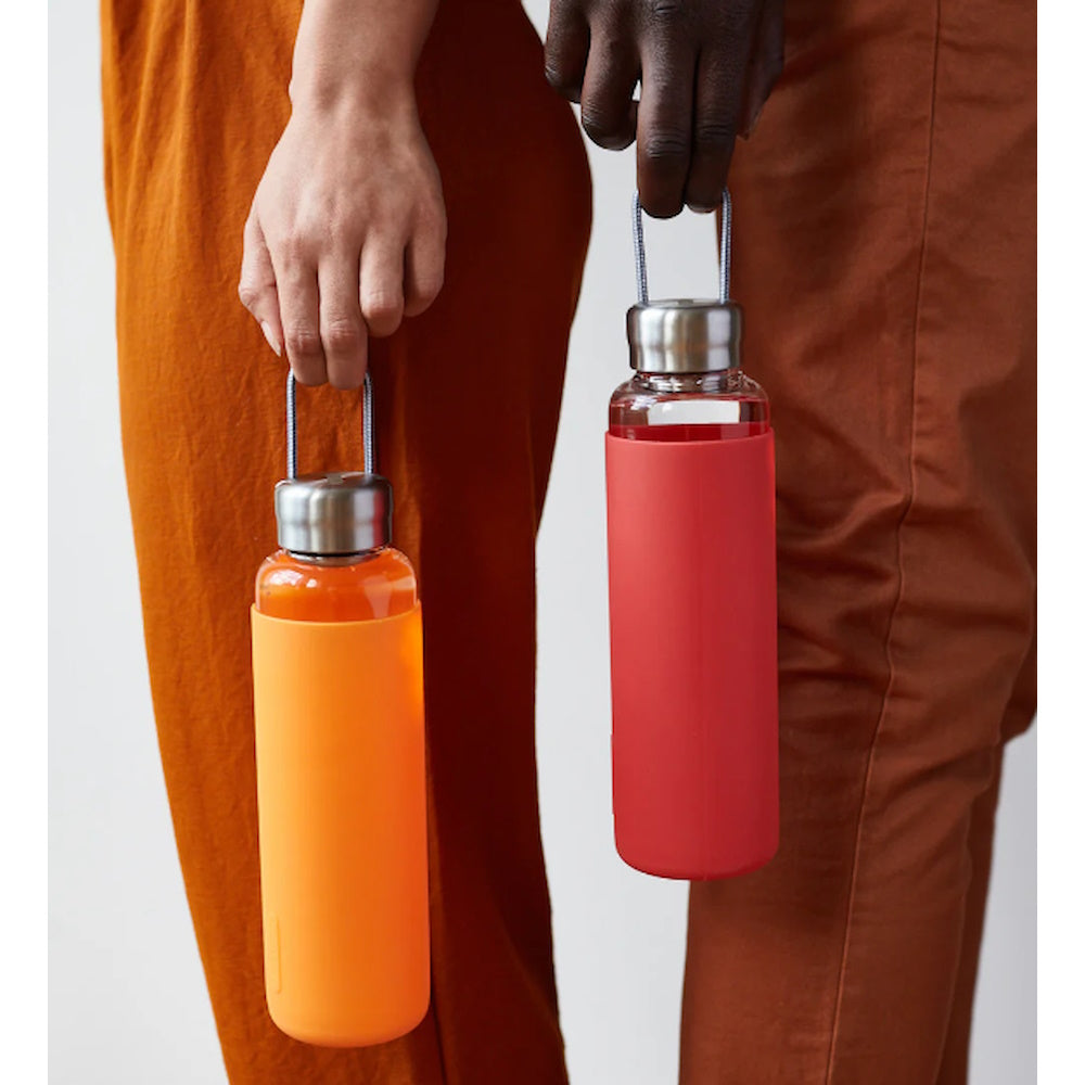 GLASS WATER BOTTLE 600ML