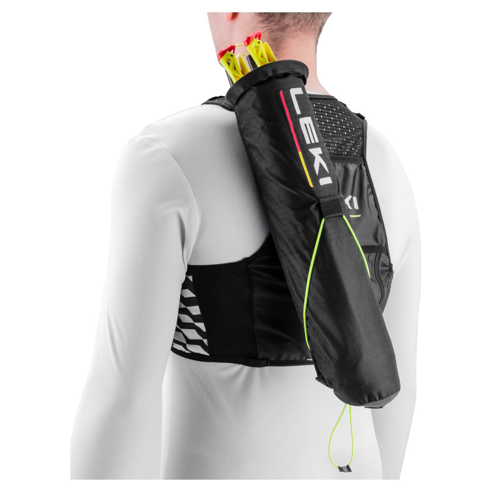 TRAIL RUNNING QUIVER VEST BLACK WHITE SAMPLE XS