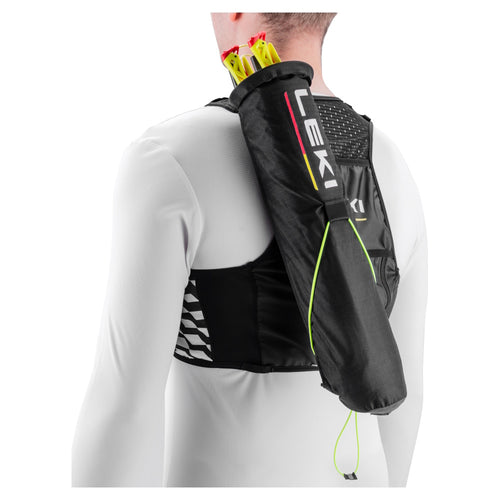 TRAIL RUNNING QUIVER VEST BLACK WHITE SAMPLE XS
