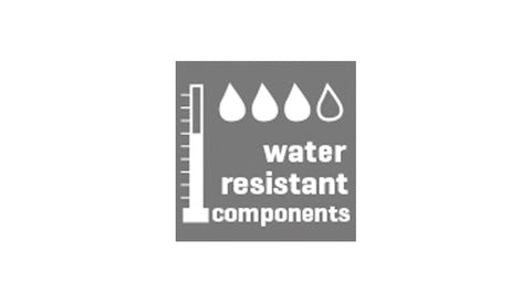 WATER-RESISTANT COMPONENTS