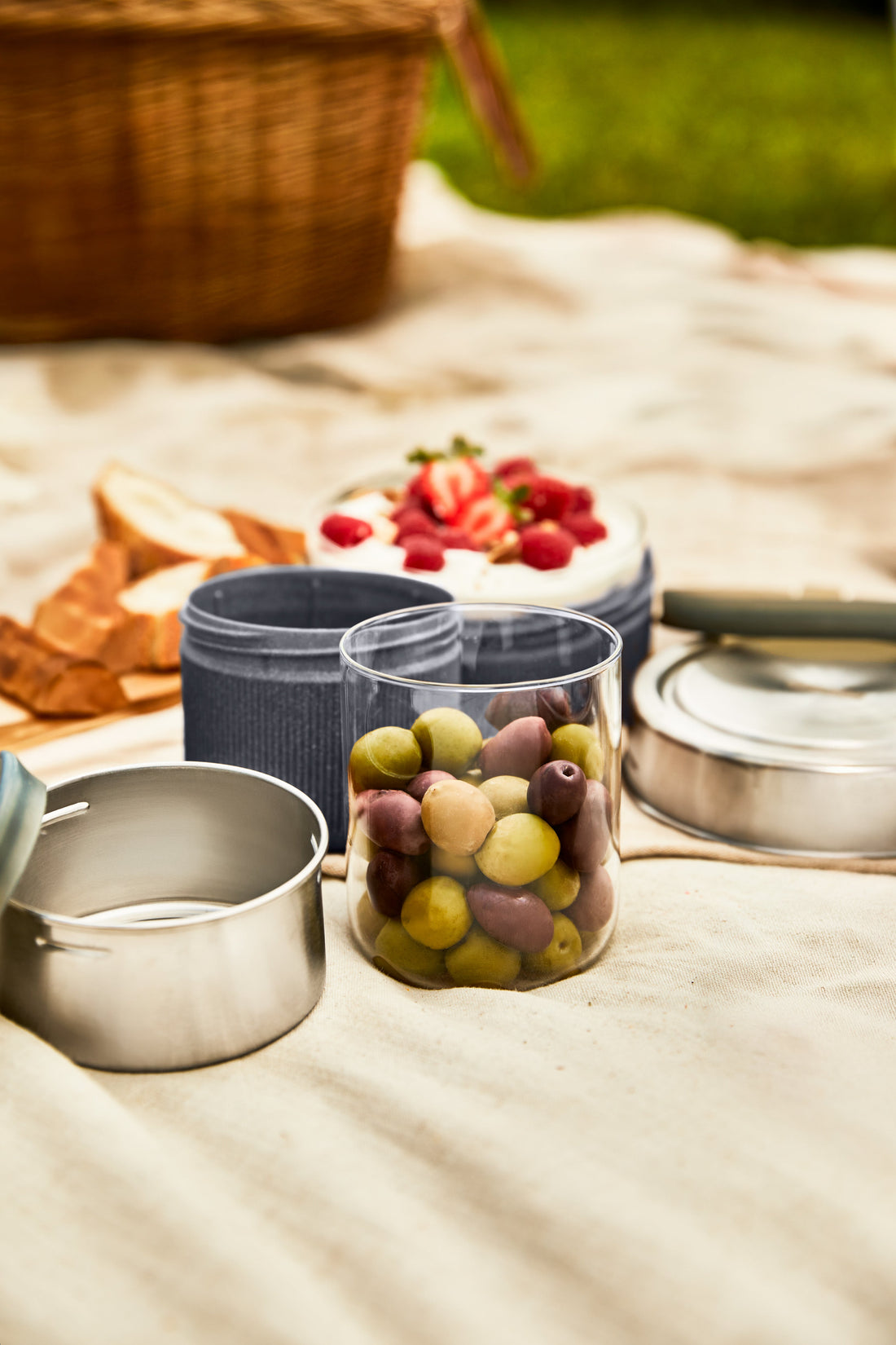 GLASS LUNCH POT 450ML