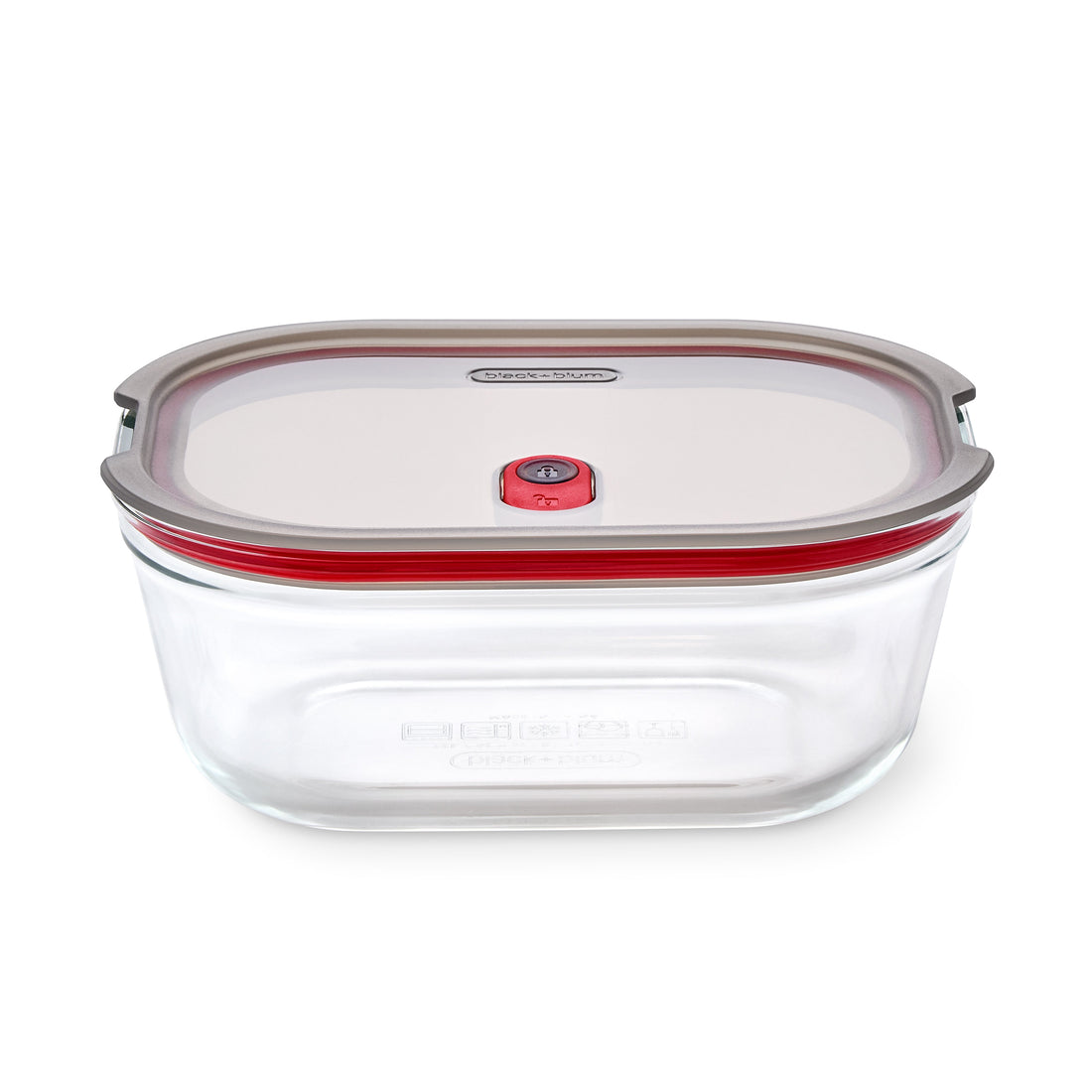 STACK+NEST GLASS FOOD CONTAINER LARGE 1200ML