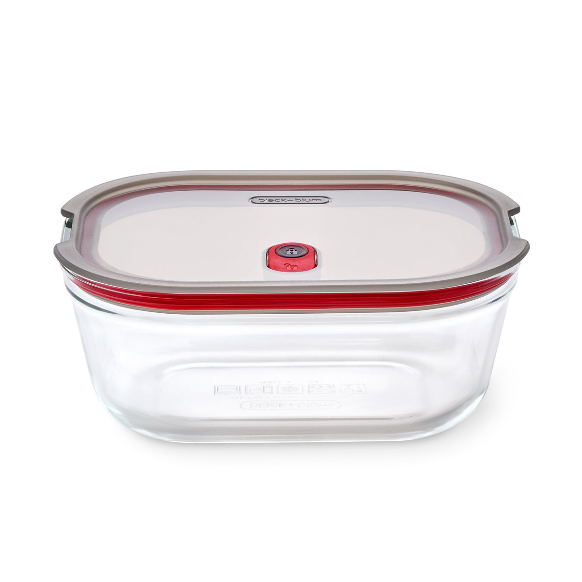 STACK+NEST GLASS FOOD CONTAINER LARGE 1200ML