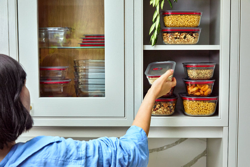 STACK+NEST GLASS FOOD CONTAINER XSMALL 380ML