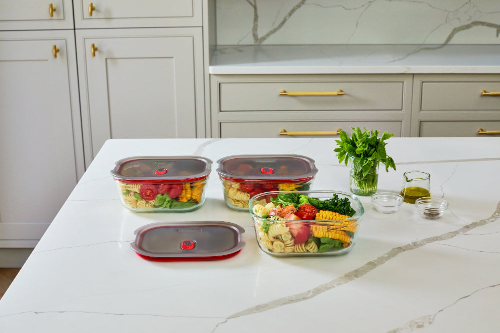 STACK+NEST GLASS FOOD CONTAINER XSMALL 380ML