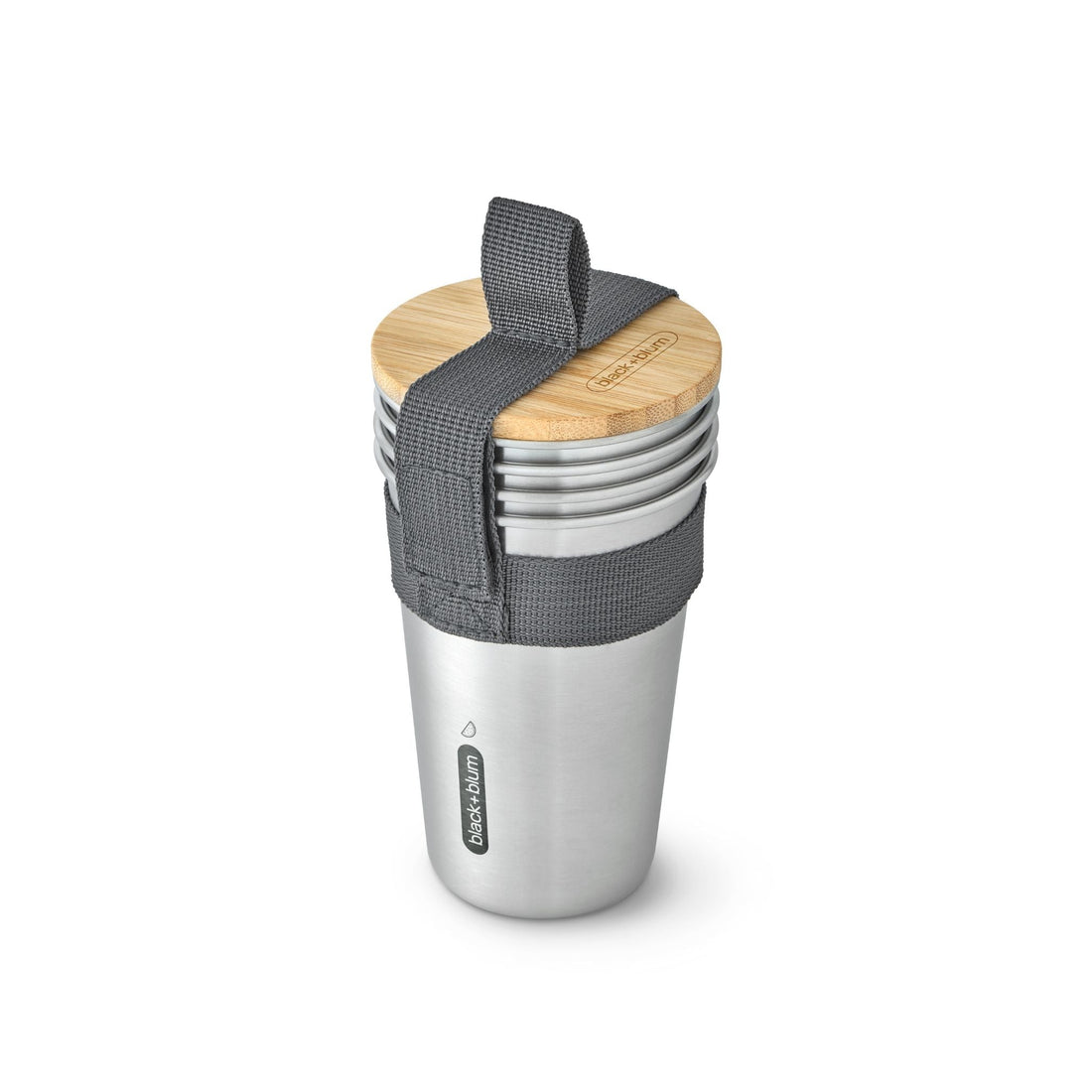 STAINLESS STEEL CUP SET OF 4 500ML